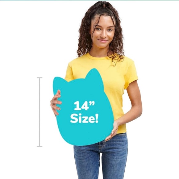 NWT Squishmallows Pokemon 14-Inch Clefairy Plush - Add Clefairy to Your Squad - Picture 4 of 4